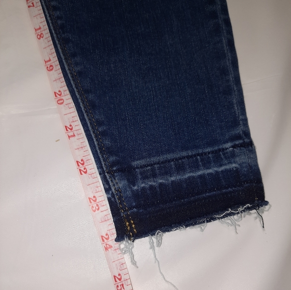 Spanx | Petite Distressed Ankle Skinny Pull On Jeans Size XS NWT - Picture 2 of 12